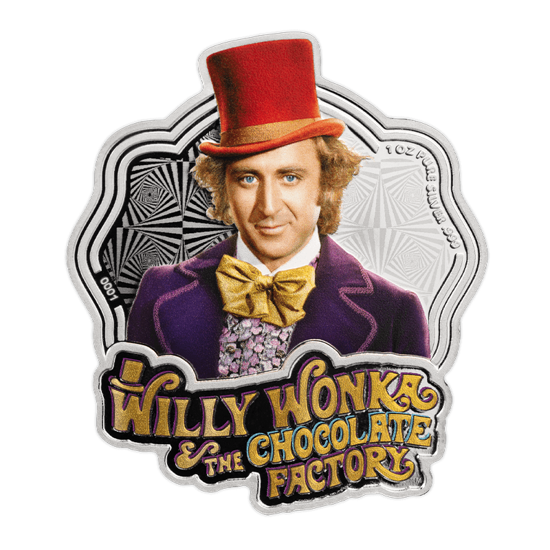 Image for 1oz Willy Wonka ® Shaped Coin from TD Precious Metals